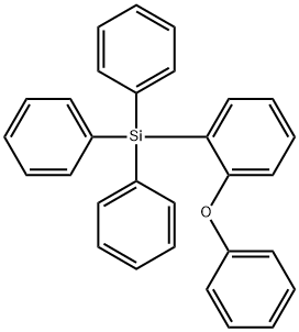 (2-PHENOXYPHENYL)TRIPHENYLSILANE Struktur