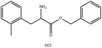 Phenylalanine, 2-methyl-, phenylmethyl ester, hydrochloride
 Struktur