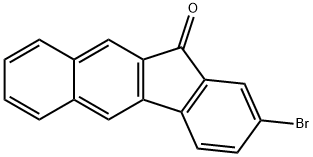 2-Bromo-benzo[b]fluoren-11-one Struktur