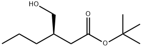 tert-butyl (R)-3-(hydroxymethyl)hexanoate Struktur