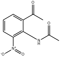 N-(2-acetyl-6-nitrophenyl)acetamide Struktur