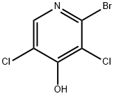 2-Bromo-3,5-dichloro-4-hydroxypyridine Struktur