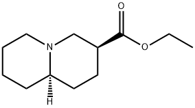 trans-Ethyl octahydro-1H-quinolizine-3-carboxylate Struktur