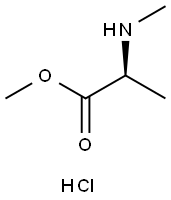 (S)-Methyl 2-(methylamino)propanoate hydrochloride Struktur