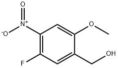 5-Fluoro-2-methoxy-4-nitrobenzyl Alcohol Struktur