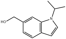 (1-isopropyl-1H-indol-6-yl)methanol Struktur