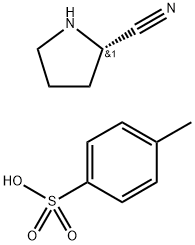 (2S)-Pyrrolidine-2-carbonitrile p-toluene sulfonate Struktur