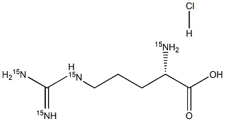 L-ARGININE:HCL (15N4) Struktur