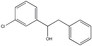 1-(3-Chlorophenyl)-2-phenylethan-1-ol Struktur