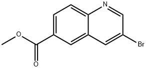 methyl 3-bromoquinoline-6-carboxylate Struktur