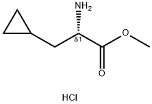 S-環(huán)丙基丙氨酸甲酯鹽酸鹽, 206438-31-5, 結構式