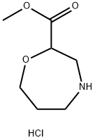 Methyl 1,4-Oxazepane-2-carboxylate Hydrochloride Struktur