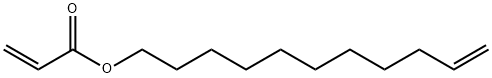 Undec-10-enyl prop-2-enoate Struktur