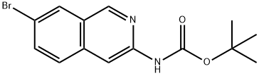 tert-Butyl (7-bromoisoquinolin-3-yl)carbamate Struktur