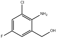 (2-Amino-3-chloro-5-fluorophenyl)methanol Struktur