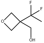 3-(1,1-difluoroethyl)oxetane-3-methanol Struktur