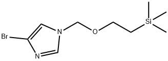 4-bromo-1-((2-(trimethylsilyl)ethoxy)methyl)-1H-imidazole Struktur