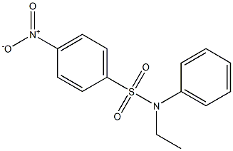 Benzenesulfonamide, N-ethyl-4-nitro-N-phenyl-
 Struktur