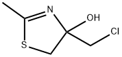 4-(chloromethyl)-4,5-dihydro-2-methyl-4-Thiazolol Struktur