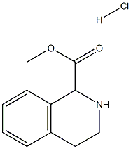 1,2,3,4-Tetrahydro-isoquinoline-1-carboxylic acid methyl ester hydrochloride Struktur