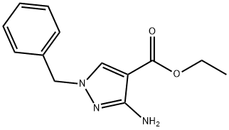 ethyl 3-amino-1-benzyl-1H-pyrazole-4-carboxylate Struktur