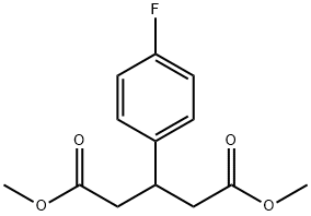 dimethyl 3-(4-fluorophenyl)glutarate Struktur