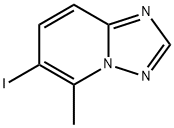 6-iodo-5-methyl-[1,2,4]triazolo[1,5-a]pyridine Struktur