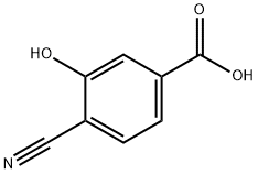 4-cyano-3-hydroxybenzoic acid Struktur