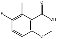 3-氟-6-甲氧基-2-甲基苯甲酸, 220901-72-4, 結(jié)構(gòu)式