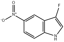 3-fluoro-5-nitro-1H-indole Struktur