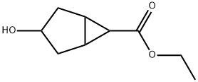 ETHYL 3-HYDROXYBICYCLO[3.1.0]HEXANE-6-CARBOXYLATE Struktur