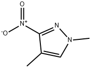 1,4-dimethyl-3-nitro-1H-pyrazole Struktur