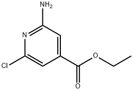 ethyl 2-amino-6-chloroisonicotinate Struktur