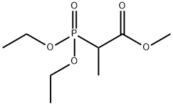 Methyl 2-(diethylphosphono)propanoate Struktur