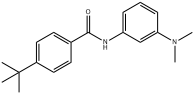 4-tert-butyl-N-[3-(dimethylamino)phenyl]benzamide Struktur