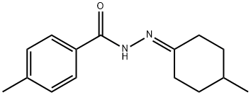 4-methyl-N'-(4-methylcyclohexylidene)benzohydrazide Struktur