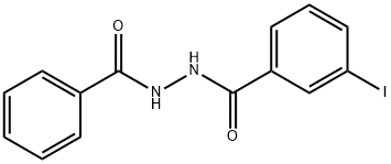 3-iodo-N'-(phenylcarbonyl)benzohydrazide Struktur