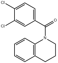 (3,4-dichlorophenyl)(3,4-dihydroquinolin-1(2H)-yl)methanone Struktur