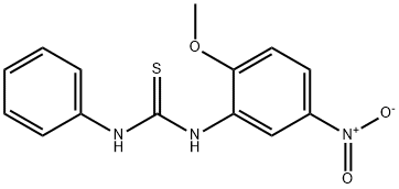 1-(2-methoxy-5-nitrophenyl)-3-phenylthiourea Struktur