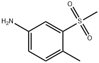 4-methyl-3-(methylsulfonyl)aniline Struktur