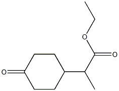 Ethyl 2-(4-Oxocyclohexyl)propanoate Struktur