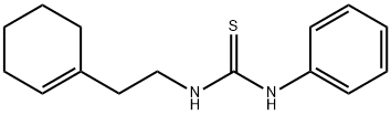 1-[2-(cyclohex-1-en-1-yl)ethyl]-3-phenylthiourea Struktur