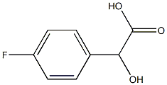 4-Fluoro-D-mandelic acid Struktur