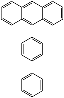 9-(biphenyl-4-yl)anthracene Struktur