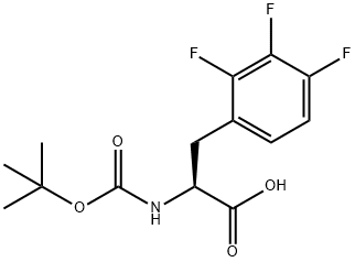 N-BOC-2,3,4-TRIFLUORO-L-PHENYLALANINE Struktur