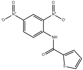 N-(2,4-dinitrophenyl)thiophene-2-carboxamide Struktur