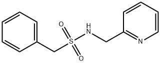 1-phenyl-N-(pyridin-2-ylmethyl)methanesulfonamide Struktur