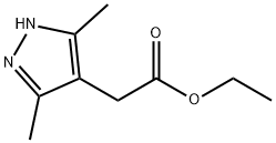 ethyl 2-(3,5-dimethyl-1H-pyrazol-4-yl)acetate Struktur