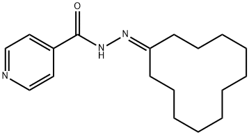 N'-cyclododecylidenepyridine-4-carbohydrazide Struktur