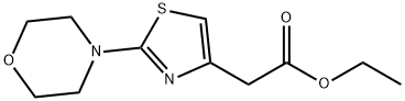 ethyl 2-(2-morpholinothiazol-4-yl)acetate Struktur